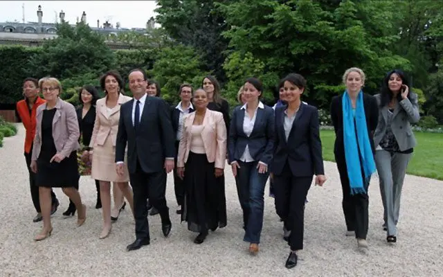 Femmes ministres gouvernement Hollande 2012
