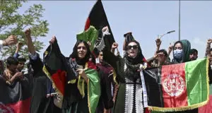 Manifestation des femmes afghanes août 2021