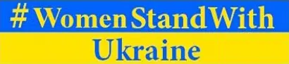 Women stand with Ukraine